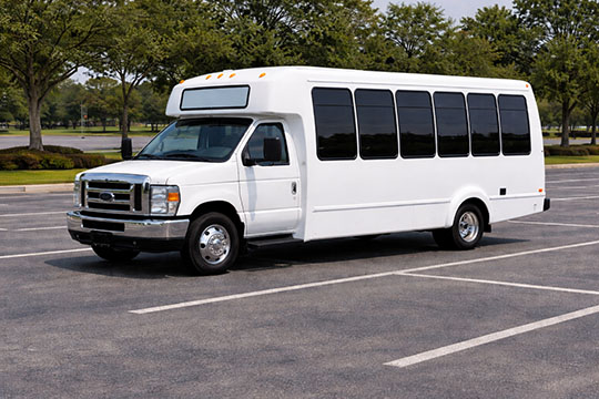 20-passenger minibus available for charter in Coral Springs, FL